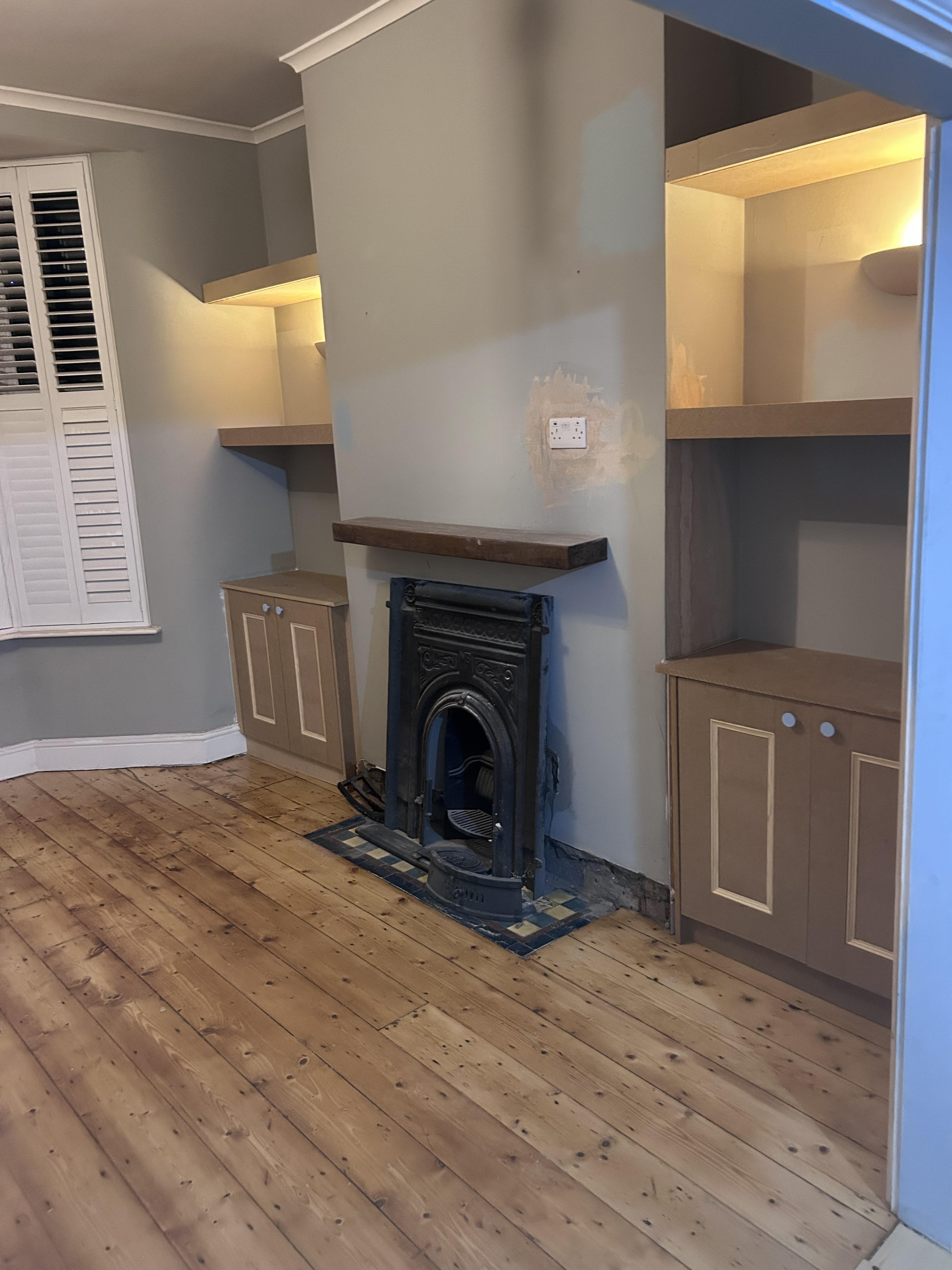 Living room cabinetry
